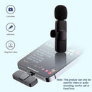 K9 Wireless Clip-on Auto Noise Cancelling Live Mini Microphone for 8-Pin Device 2 in 1