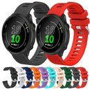 For Garmin Forerunner 55 20mm Silicone Twill Watch Band(Midnight Blue)