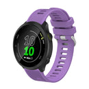 For Huawei Watch GT3 Pro 43mm 20mm Silicone Twill Watch Band(Purple)