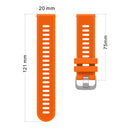 For Huawei Watch GT3 Pro 43mm 20mm Silicone Twill Watch Band(Sand Pink)