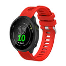 For Huawei Watch GT2 42mm 20mm Silicone Twill Watch Band(Red)