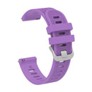For Huawei Watch GT2 42mm 20mm Silicone Twill Watch Band(Purple)