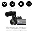 224KM 48MP 3.0 inch Touch Screen Night Vision IR 16X Digital Zoom 4K Professional WiFi Video Camera Camcorder, Model:Standard