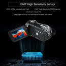 4K 30X Digital Zoom WiFi Camcorder Video Camera, Model:Standard + Wide-Angle Lens