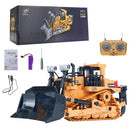 Mofun 1046 2.4G remote control nine channel engineering vehicle 1:24 multi-function crawler heavy bulldozer