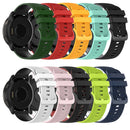 For Huawei Watch GT3 46mm 22mm Checkered Two-Color Silicone Watch Band(Pink+White)