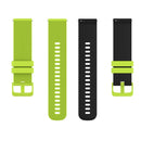 For Huawei Watch GT3 46mm 22mm Checkered Two-Color Silicone Watch Band(White+Black)