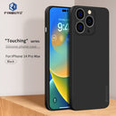 For iPhone 14 Pro Max PINWUYO Sense Series Liquid Silicone TPU Phone Case (Black)