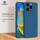 For iPhone 14 Pro Max PINWUYO Sense Series Liquid Silicone TPU Phone Case (Blue)