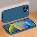 For iPhone 14 Pro Max PINWUYO Sense Series Liquid Silicone TPU Phone Case (Blue)