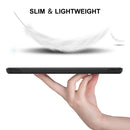 For Huawei MatePad Pro 11 2022 ENKAY Plastic Back Cover Smart Leather Stand Case(Black)