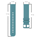 For Garmin Venu 2S 18mm Solid Color Soft Silicone Watch Band(White)