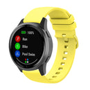 For Samsung Galaxy Watch5 44mm 20mm Solid Color Soft Silicone Watch Band(Yellow)