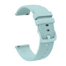 For Samsung Galaxy Watch5 40mm 20mm Solid Color Soft Silicone Watch Band(Sapphire Green)