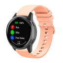 For Samsung Galaxy Watch5 40mm 20mm Solid Color Soft Silicone Watch Band(Pink)