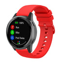 For Samsung Galaxy Watch5 40mm 20mm Solid Color Soft Silicone Watch Band(Red)