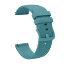 For Samsung Galaxy Watch5 40mm 20mm Solid Color Soft Silicone Watch Band(Pine Green)