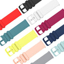 For Samsung Galaxy Watch5 40mm 20mm Solid Color Soft Silicone Watch Band(Grey)
