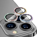 For iPhone 14 Pro / 14 Pro Max ENKAY Glitter Rear Lens Aluminium Alloy Tempered Glass Film(Colorful)