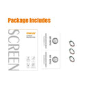 For iPhone 14 Pro / 14 Pro Max ENKAY Glitter Rear Lens Aluminium Alloy Tempered Glass Film(Silver)