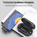 K61 Noise Cancelling Portable Wireless Lapel Microphone for Recording