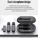 K61 Noise Cancelling Portable Wireless Lapel Microphone for Recording