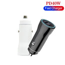 TE-P8 40W PD20W + PD20W Dual Port PD3.0 Car Charger with Type-c to Type-C Data Cable, Length: 1m(White)