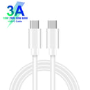 TE-P8 40W PD20W + PD20W Dual Port PD3.0 Car Charger with Type-c to Type-C Data Cable, Length: 1m(White)