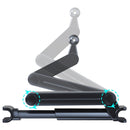 A081+X159 Car Backseat Headrest Tablet Bracket Long Arm Collapsible Mount