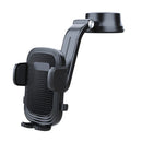 A190+X157 Car Phone Holder Dashboard Sucker Mount Stand Retractable Clamp Arm