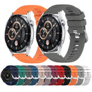 For Huawei Watch GT3 46mm 22mm Solid Color Soft Silicone Watch Band(Pink)