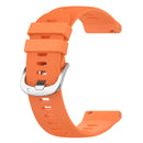 For Huawei GT2 46mm 22mm Solid Color Soft Silicone Watch Band(Orange)