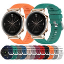For Huawei GT2 46mm 22mm Solid Color Soft Silicone Watch Band(Grey)