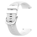 For Honor Magic Watch 2 46mm 22mm Solid Color Soft Silicone Watch Band(White)