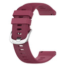 For Honor Magic Watch 2 46mm 22mm Solid Color Soft Silicone Watch Band(Wine Red)