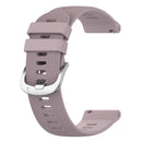 For Honor Magic Watch 2 46mm 22mm Solid Color Soft Silicone Watch Band(Roland Purple)