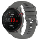 For Honor Magic Watch 2 46mm 22mm Solid Color Soft Silicone Watch Band(Dark Grey)