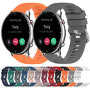 For Amazfit GTR 2e 22mm Solid Color Soft Silicone Watch Band(Dark Grey)