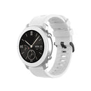 For Garmin Venu SQ 20mm Solid Color Soft Silicone Watch Band(White)