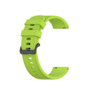 For Garmin Venu SQ 20mm Solid Color Soft Silicone Watch Band(Lime Green)