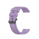 For Garmin Venu SQ 20mm Solid Color Soft Silicone Watch Band(Purple)
