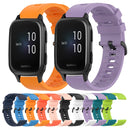 For Garmin Venu SQ 20mm Solid Color Soft Silicone Watch Band(Red)