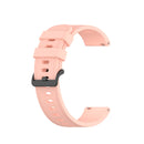 For Amazfit GTS 2 Mini 20mm Solid Color Soft Silicone Watch Band(Pink)