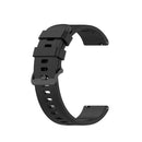 For Amazfit GTS 2 Mini 20mm Solid Color Soft Silicone Watch Band(Black)