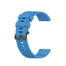 For Amazfit GTS 2 Mini 20mm Solid Color Soft Silicone Watch Band(Blue)
