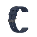 For Amazfit GTS 2 Mini 20mm Solid Color Soft Silicone Watch Band(Midnight Blue)