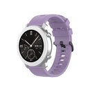 For Amazfit GTS 2 Mini 20mm Solid Color Soft Silicone Watch Band(Purple)
