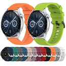 For Huawei Watch GT3 Pro 43mm 20mm Solid Color Soft Silicone Watch Band(Black)