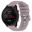 For Garmin Vivoactive 4S 18mm Solid Color Silicone Watch Band(Roland Purple)