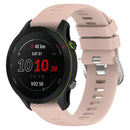 For Garmin Vivoactive 4S 18mm Solid Color Silicone Watch Band(Pink)